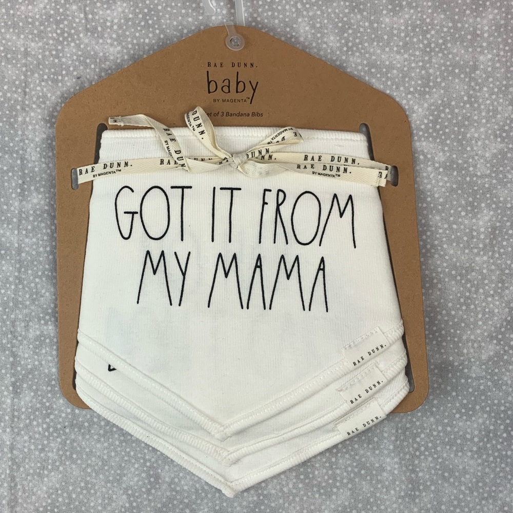 Rae Dunn Baby Bandana Bibs
